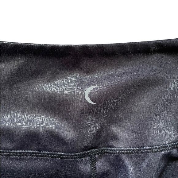 ZYIA Metallic Ombre Black White Leggings Size 6-8 - Picture 8 of 10